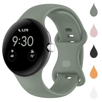 BMINEN Pixel Bands: Soft Silicone Waterproof Straps for Google Pixel Watch & Pixel Watch 2 - Unisex Sport Wristbands