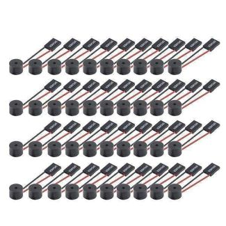 BNYZWOT Mini Speaker & Buzzer for PC Motherboard - 40Pcs DIY Desktop Computer Case Alarm