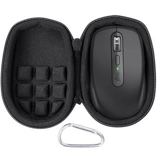 co2CREA Hard Case for Logitech MX Anywhere 3S/2S - Durable Graphite Protection for Your Performance Mouse