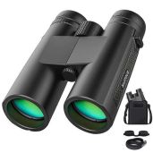 High-Powered 12x42 Binoculars for Adults & Kids - Waterproof, Easy Focus, Low Light Vision for Bird Watching & Outdoor Adventures