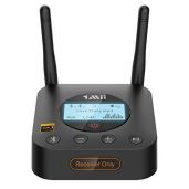 1Mii B06Pro+ HiFi Bluetooth Receiver: Hi-Res 5.1 Audio Adapter with LDAC & aptX HD for Home Stereo