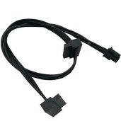 COMeap 2-Pack SATA Power Cable for Lenovo Motherboard - 18-inch Right-Angle HDD Adapter