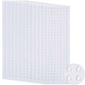 2400 Dual-Adhesive Foam Dots for Crafting | 3D Pop Dots, 12 Sheets, Perfect for DIY Art & Office Supplies