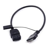 30 Pin AUX Cable Adapter for iPod/iPhone - Compatible with Nissan Infiniti 2007-2013 (284H2-1BA0B)