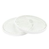 "Buy NESCO TR-2 White Plastic Round Add-A-Trays for 1000 Series Dehydrators - 15.5" 2 Pack"