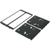 Scosche FD1330B Double DIN Dash Kit for 1995-2011 Ford, Lincoln, Mercury & Mazda - Black