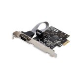 Single Port PCIe RS232 Serial Adapter Card - Fast DB9 Connection for Reliable Data Transfer