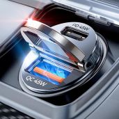 AINOPE 90W Fast Car Charger for iPhone 16 Pro Max & Samsung - Quick Cigarette Lighter Adapter