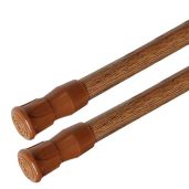 "Buy AIZESI Short Spring Tension Curtain Rods 16-28" - Perfect for Lightweight Curtains, 2-Piece Set"