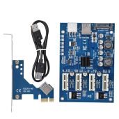 ASHATA PCIe Adapter Card: 1X to 4X Expansion Kit for Windows & Linux - USB 3.0 Converter