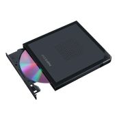 ASUS ZenDrive V1M: External DVD Drive with USB-C, M-DISC Support, & Built-in Cable Storage for Windows 11 & macOS