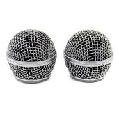 2 Pack Microphone Grill for SM58, BETA58, & More - Perfect Replacement for Clear Sound