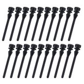 50 Pack AUEAR Soft Silicone Anti-Noise Screws for Case & CPU Fans - Vibration Reducing Rivets