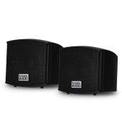 Acoustic Audio AA321B Indoor Speakers - 400W Black Bookshelf Pair for Superior Sound