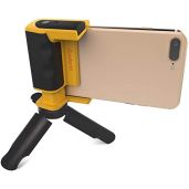 Adonit Photogrip Black: Bluetooth Shutter Remote, Tripod & Mini Stylus for Stable Smartphone Selfies - Compatible with iPhone, Android & More