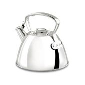 All-Clad 2 Quart Stainless Steel Tea Kettle for Induction Cookware - Premium Silver Pots & Pans