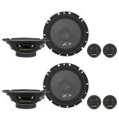 "Alpine SXE-1751S 6.5" Component Speakers - 220 Watt Car Audio Upgrade"