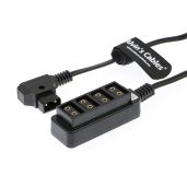 Alvin's Cables D-Tap Splitter: 4-Port Female Power Hub for V-Mount Cameras - 60cm (23.6in) Cable