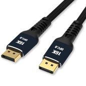 Angusplay 16K DisplayPort 2.0 Cable 10ft - Supports 16K, 10K, 8K, 4K, 80Gbps, Dynamic HDR for Monitors & Graphics Cards