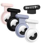Apple AirTag Holder for Kids - 4 Pack GPS Tracker Case for Children, Elderly, Backpacks & Luggage