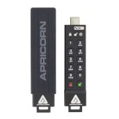 Apricorn 4GB Aegis Secure Key 3 NXC: FIPS 140-2 USB 3.2 Type C Flash Drive with 256-Bit Encryption