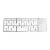 Buy Ares Ultra Slim Pocket Bluetooth Keyboard with Touchpad - Foldable & Wireless (Silver)