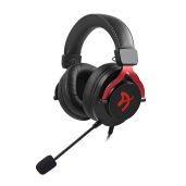 Buy Arozzi Aria Gaming Headset - 50mm Drivers, Detachable Mic, Volume Control, Red - Perfect for Gamers!