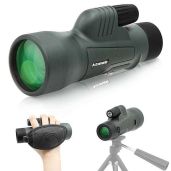 Astromania 10X50 BAK4 Monoculars: Waterproof, Compact, High Power for Bird Watching & Travel Gifts