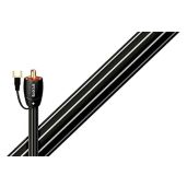 AudioQuest Black Lab 6.56 ft RCA Male to Male Subwoofer Cable - High-Quality Audio Connection
