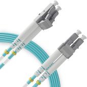 BEYONDTECH 5m LC to LC Multimode Duplex Fiber Patch Cable - 10G OM3 50/125um LSZH PureOptics