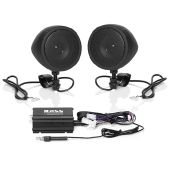 Boss MCBK420B Bluetooth Speaker System: Compact, Weatherproof Sound for ATVs & Motorcycles