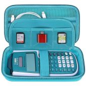 Buy BOVKE Carrying Case for TI-30XS, TI-34, TI-36X Pro - Extra Pocket for Cables & Supplies, Green