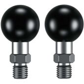 BRCOVAN 2 Pack, 1&amp;#039;&amp;#039; Ball Adapter with M10 x 1.25 Threaded Post Compatible with RAM Mounts B Size Double Socket Arm