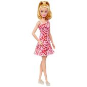 Barbie Fashionistas Doll #205: Blonde Ponytail, Floral Dress & Stylish Accessories
