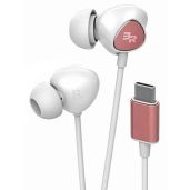 Buy Bolle & Raven USB-C Headphones with Mic - In-Ear Wired Earphones for Pixel & Galaxy Phones (V100 Rose Gold)