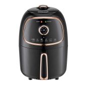 Brentwood AF-202BKC 2-Quart Electric Air Fryer: 1,200W with Timer & Temp Control - Black/Copper