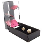 Shop C4Labs Colour Lux Drawbridge Dice Tower - Pink Pearl | Premium Gaming Accessory