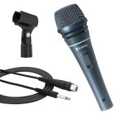 CAROL Sigma-plus2 Dynamic Microphone: Supercardioid Wired Mic for Live Performances with 14.8ft Cable & On/Off Switch