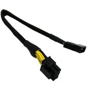 COMeap 8 Pin EPS Power Cable: Molex to CPU Adapter (4+4) - 13-inch Sleeved Converter for Reliable Power Supply