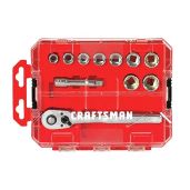 "Buy CRAFTSMAN 11-Piece Metric Socket Set with Ratchet & Case - 3/8" Drive (CMMT12027) for Ultimate Durability & Performance"