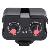 WS-V2 2-Channel Camera Mic Audio Mixer: Universal 3.5mm Adapter for DSLR Sound Enhancement