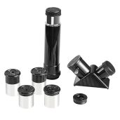 CelticBird 0.965Inch Telescope Accessory Kit for 0.965 Telescope - Comes with Four Eyepieces( 4mm/6mm/12.5mm/ 20mm ), one Diagonal, a 3X Barlow Lens