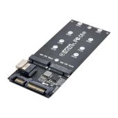 Chenyang CY M.2 NVMe SSD to SFF-8654 Combo Adapter: NGFF SATA to SATA 2 for Mainboard Compatibility