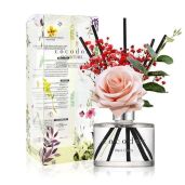 COCODOR Rose & Black Cherry Reed Diffuser 6.7oz - Perfect Home & Office Fragrance Gift Set