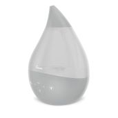 Crane 4-in-1 Ultrasonic Humidifier: 1 Gallon Cool Mist for Bedroom & Office - Optional Filters, Grey