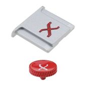 Fujifilm Camera Hot Shoe Cover & Shutter Button Protector for XPro3, XT4, X-T30, X100V & More - Durable Black Cap