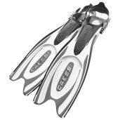 Buy Cressi Frog Plus Fins in Black/White - L/XL Size for Ultimate Comfort & Performance