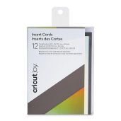 DIY Cricut Joy Insert Cards - Holographic Gray/Silver for Baby Showers, Birthdays & Weddings - 12 Pack