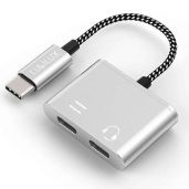 Buy Cubilux USB C Dual Splitter for Audio & Charging - Compatible with iPhone 15 Pro, iPad Pro/Air 5, Mini 6