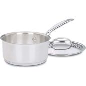 Buy Cuisinart 1 Quart Stainless Steel Saucepan with Cover - Chef's Classic Cookware Collection